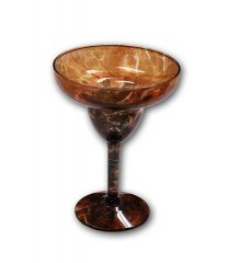 Champagne Glass with Marble Print Image